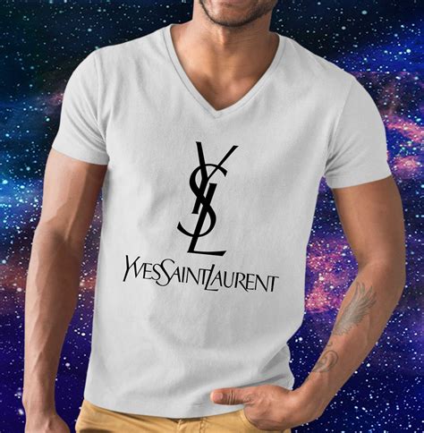 vintage ysl t-shirt womens|saint laurent t shirt small.